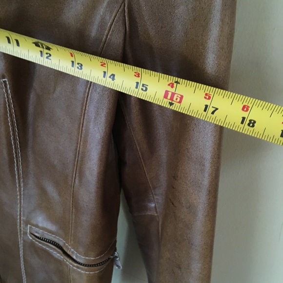 Vintage Italian leather bomber jacket - Picture 2 of 5